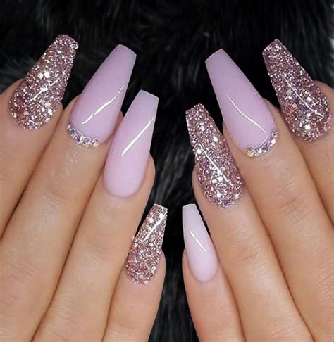 rhinestone press on nails